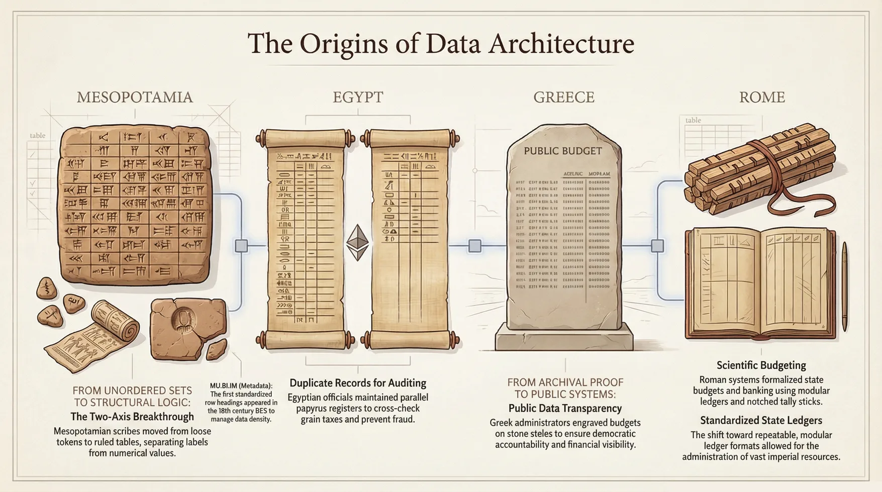 Clay tablets from ancient Mesopotamia — the world's first records management system